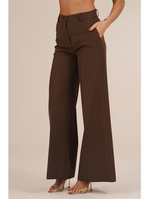 Pantalone palazzo GM by Gai Mattiolo | GM4213MORO